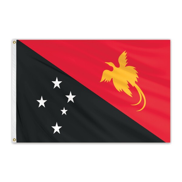 Global Flags Unlimited Clearance Papua New Guinea 4'x6' Nylon Flag CC00136